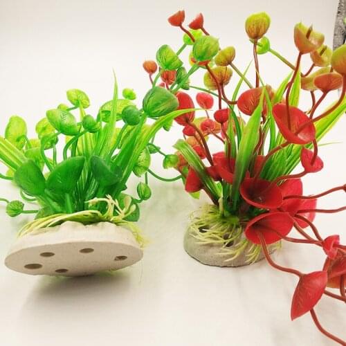 Aquaria Aquarium Plants Aquarium Ornament Plant Artificial Plastic Grass Decoration Fish Tank Accessories 1PC