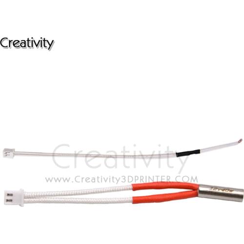 Creativity Cartridge heater 12V/24V 40W NTC3950 thermistor kit for ANYCUBIC I3 Mega Predator 3D printer V5 J-head Hotend Kit