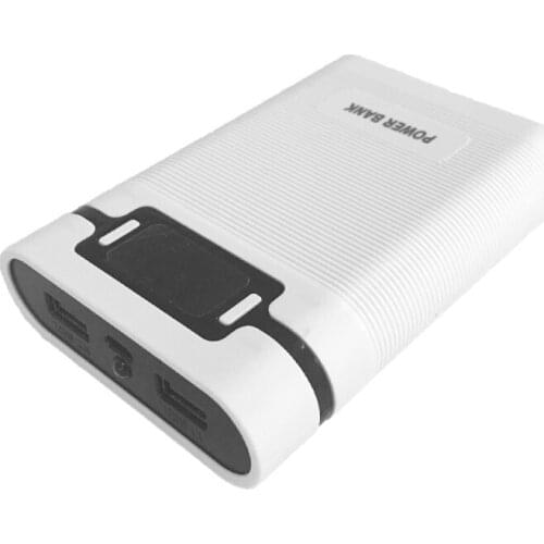 New Anti-Reverse Portable Power Bank Box 4x 18650 DIY Display Battery Charger 5V 2A Case hot