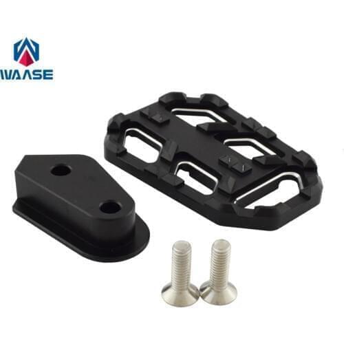 Waase For BMW R1200GS LC Adventure R1200 GS 2013-2019 Rear Foot Brake Lever Pedal Enlarge Extension Rear Brake Peg Pad Extender