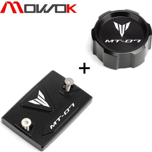 High Quality Front & Rear brake Fluid Cylinder Master Reservoir Cover Cap For YAMAHA MT07 MT-07 2015-2017 2018 2019
