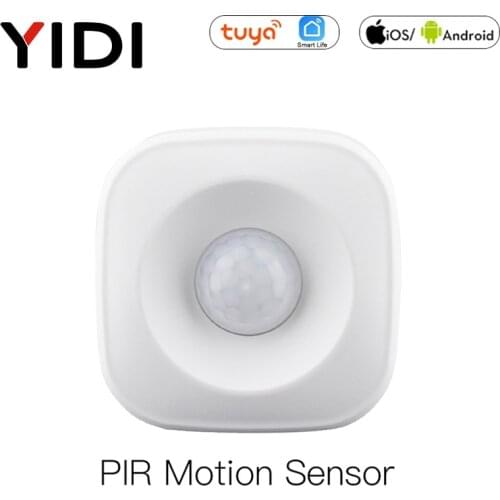 Tuya Smart WiFi PIR Motion Sensor Human Detector Smart Life App Remote Control Alarm System Smart Body Movement Sensor
