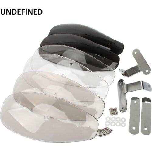 Smoke Motorcycle Windshield Hand Guard Wind Deflector Shield Protector For Harley Touring Road King FLH 96-2013 Chopper Cruiser