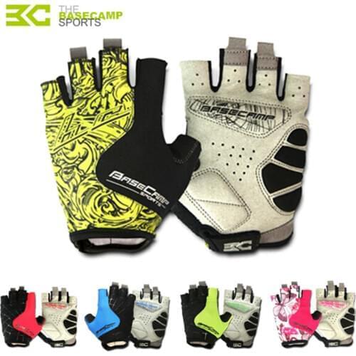 BASECAMP Cycling Glove Half Finger SBR Gel Pad Bike Bicycle Gloves Anti-Slip Breathable Men Women Cycling Accessories BC-202
