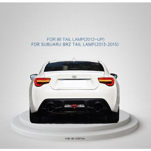 Tail Lights For Toyota 86 2012-UP /Subaru BRZ 2013-2015 TT-ABC LED DRL Car Taillight Assembly Signal Auto Accessories Lamp
