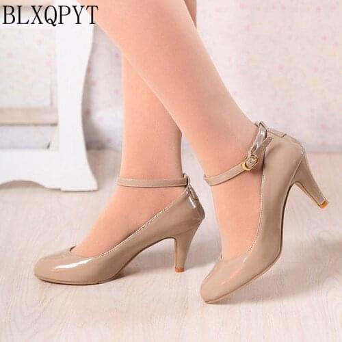 BLXQPYT New Zapatos Mujer Tacon Fashion Women Pumps Ultra High Heels Platform Party Dance Shoes 01-8