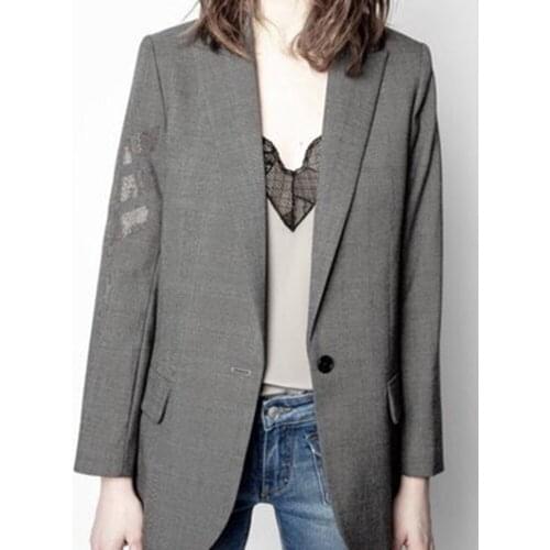 ZHUISHU Women's Casual Blazers