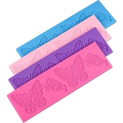 1PC DIY Butterfly Fondant Cake Mold 3D Silicone Cake Decorating Supplies Modelling Tools For Chocolate Pudding Kitchen Bakeware