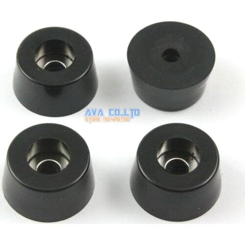 24 Pieces 26x21x13mm Rubber Feet Pad Furniture Chair Leg Protector Glide Pad