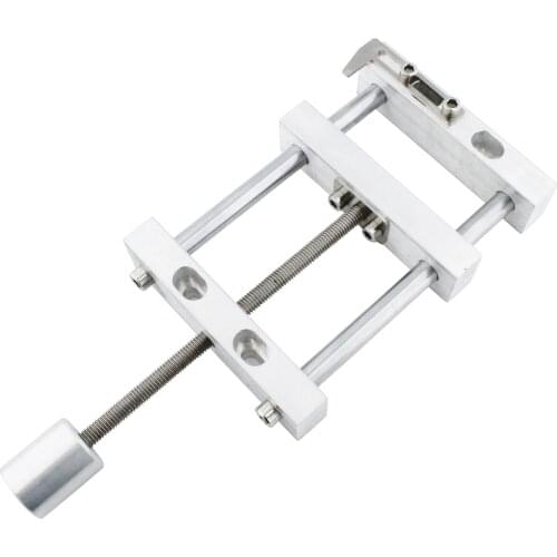 3.5 Inch Mini Drill Press Vise Metal Bench Vise Table Flat Clamp C Clamp for Carving Walnut Metal Engraving Woodworking Tools