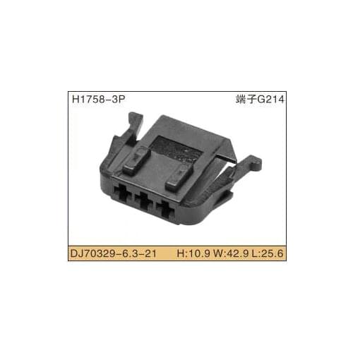 Free shipping 100pcs/lot 191 972 703 3 Pin/Way Female Sensor Socket Auto Connector Automotive