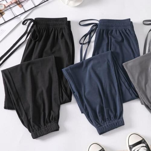 Women Pants Sports Pants Female Summer Loose Cropped Casual Running Quick-Drying High Waist Bloomers Pantalones De Mujer