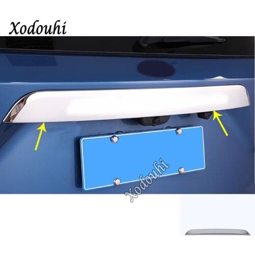 For Ford Explorer U625 2019 2020 2021 Car Cover Stainless steel Rear Logo Door Tailgate Frame Plate Trim Sticker Trunk Parts