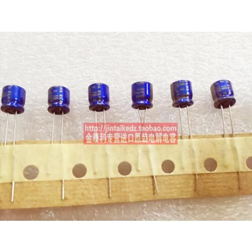 2020 hot sale 30PCS/50PCS Audio for capacitance ELNA 16V100UF 6X7 R2A series blue gold electrolytic capacitors free shipping