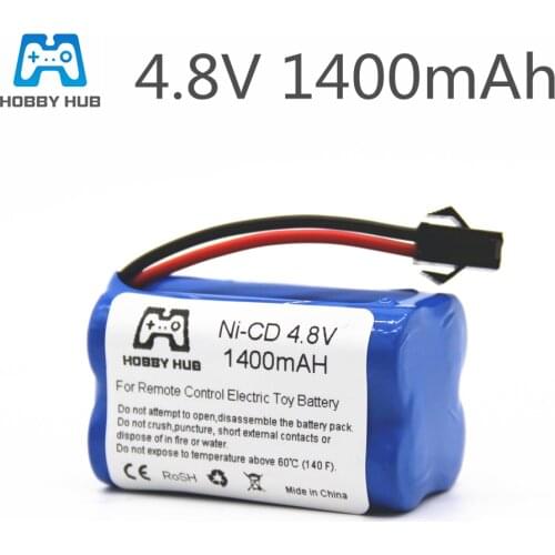 Hobbby Hub NI-CD 4.8V 1400mAh AA rechargeable battery for rc car toy tools mode Electric toy remote control toy electric toys