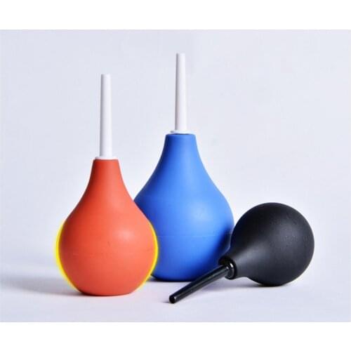 Enema Bulb Syringe Medical Rubber Enema Irrigator Female Vagina Anal Douche Cleaner for Feminine Hygiene Enema Anal Cleaning