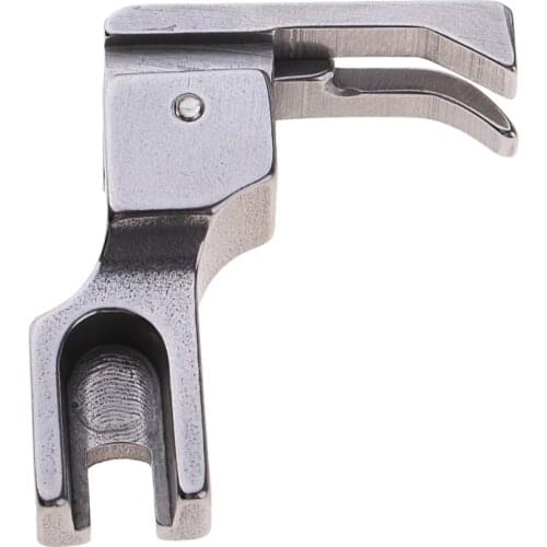 Edge Guide Compensating Topstitch Presser Foot for Industrial Needle Feed Sewing Machines