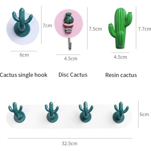 Hook viscose wall hanging wall creative cute door back hook seamless nail free punch bedroom sticky hook ornaments plant shape