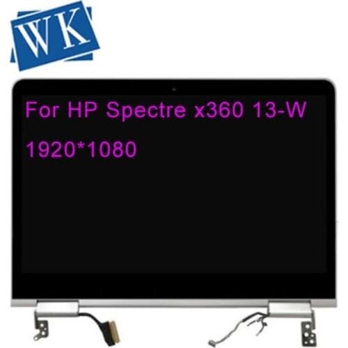 Original whole upper laptop parts For HP Spectre x360 13-W series 13-w Laptop LCD Touch Screen Assembly 1920*1080 free shipping