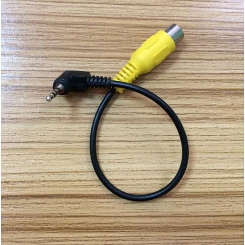 LMZ Portable GPS navigation rear camera rear video input 2.5mm plug lotus head AV adapter