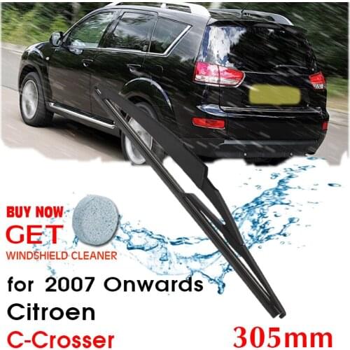Car Wiper Blade Rear Back Window Windscreen Windshield Wiper Auto Accessories For Citroen C-Crosser Hatchback 2007 Onwards 305mm