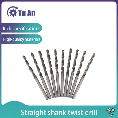 Straight Shank Twist Drill High-speed Steel 0.8mm-3mm Lengthened Hand Drill DIY for Drilling