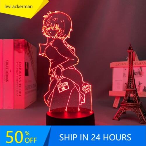 Mysterious Girlfriend X Urabe Led Light for Kid Bedroom Decoration Night Light Birthday Gift Room Desk Acrylic 3d Lamp Urabe