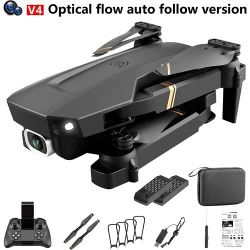 V4 Rc Drones 4k HD Wide Angle Camera 1080P WiFi fpv Drones Dual Camera Quadcopter Real-time transmission Helicopter Toys