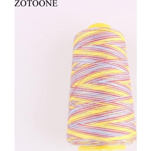ZOTOONE 3000Y 40S/2 Spool Sewing Threads Jeans Cheap Machine Polyester Embroidery Sewing Thread Colorful Sewing Accessories D1