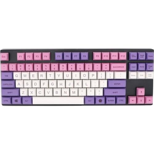 134 Keys Keycap 5 SideDye Sublimation Hana Theme Keycap for Mechanical Keyboard