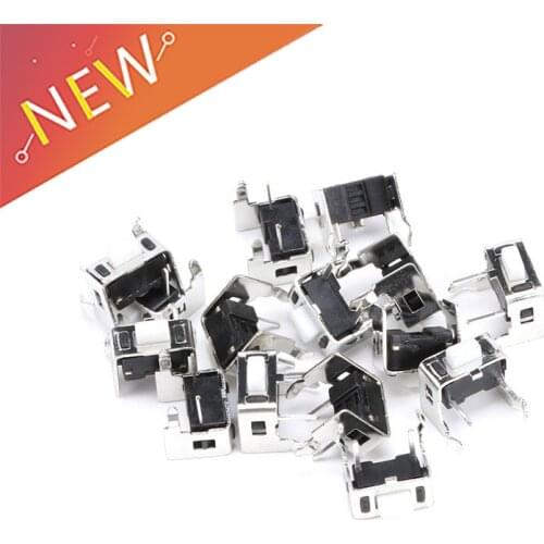200Pcs/Lot 3x6x5MM Bracket Tact Switch Micro Switch 3*6*5mm keys Side buttons Switch