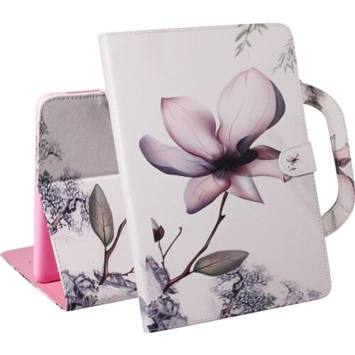 Wallet clip Stand Case For New IPad Air 3 Pro 10.5 inch 2019 Fundas Fashion Coloured drawing PU Leather Tablet Protect Cover+Pen