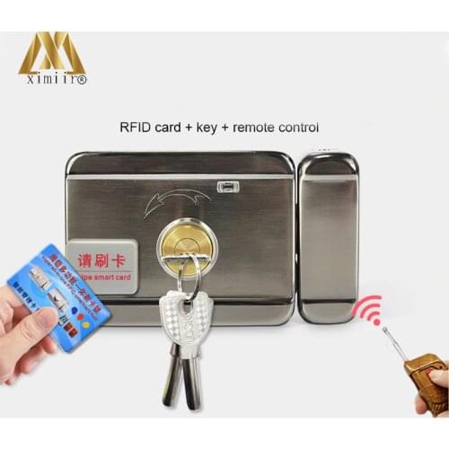 Smart Electronic Door Lock Swipe Card Lock With Remote Control Switch XM-5000 Door Access Control System