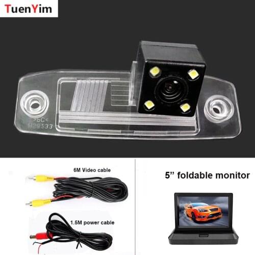 Vehicle Rear View Backup Parking Reverse CAMERA for Hyundai Kia Sportage R Carens Borrego Sorento WIth 4.3" LCD Monitor