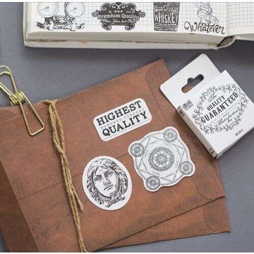 Lolede 50pcs/set Black and White English Stickers Cartoon Waterpoof DIY Baby Toys for Children Kids Boy Girl Gift