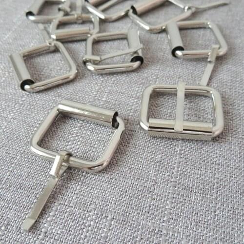 20pcs/lot 20mm metal roller pin buckle adjuster clasp purse straps belt buckle for bag handbag dog collar sewing accessories
