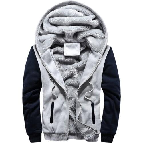 Mens sweatshirt zipper hoody mens sweatshirt thick warm hoodies fleece hoody mens hoodies men sweatshirts solid color hoodie