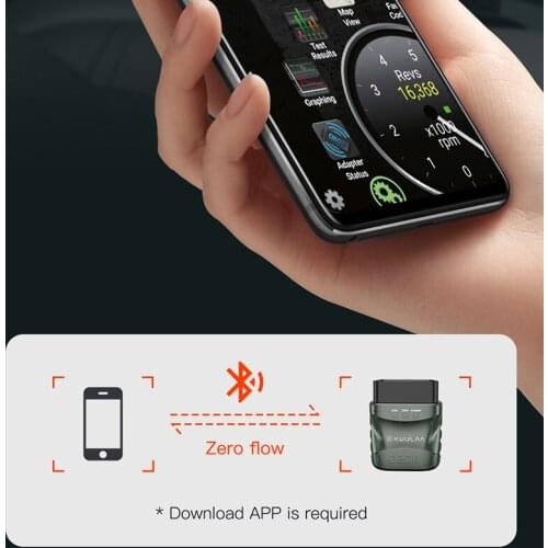 OBD2 Scanner Bluetooth 4.0 Car Diagnostic Tool ELM 327 Scanner OBDII Reader