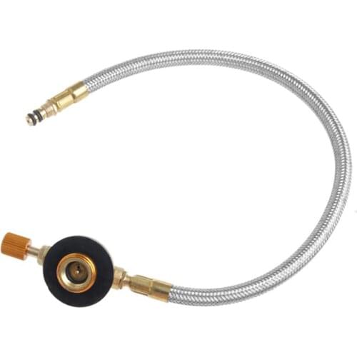 Furnace Tool Portable Picnic Flexible Regulator Hiking Camping Switch Outdoor Burner Hose Connector Gas Stove Adapter