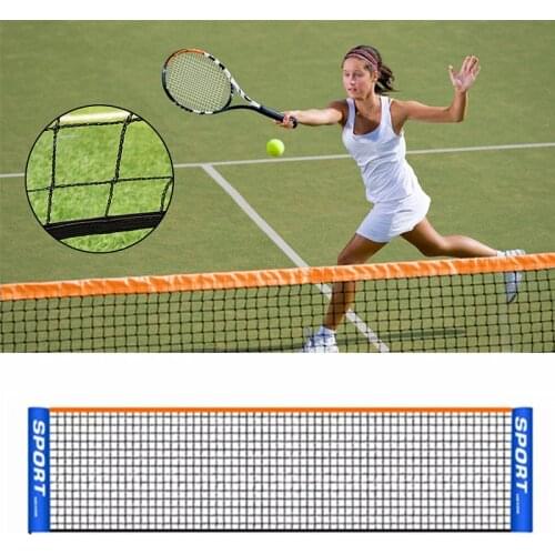 1pcs 3.1/4.1/5.1/6.1M Professional Training Badminton Net Portable Training Standard Tennis Volleyball Mesh