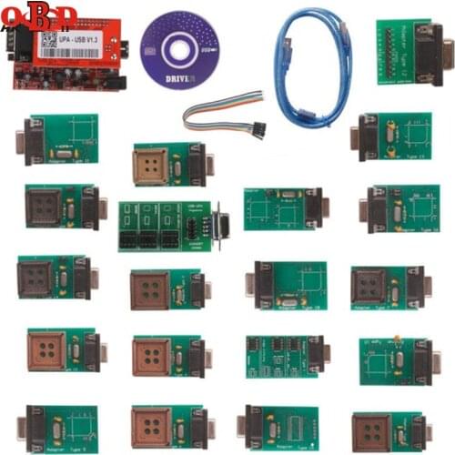 V1.3 UPA USB Programmer Full Adaptors With NEC Function for 2013 Version