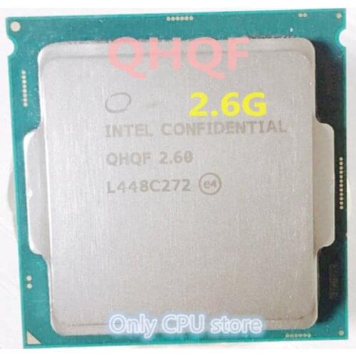 QHQF versión de Ingeniería de INTEL I7 CPU Q0 SKYLAKE como QHQG 2,6G 1151 8WAY 95W DDR3L/DDR4 gráficos HD530