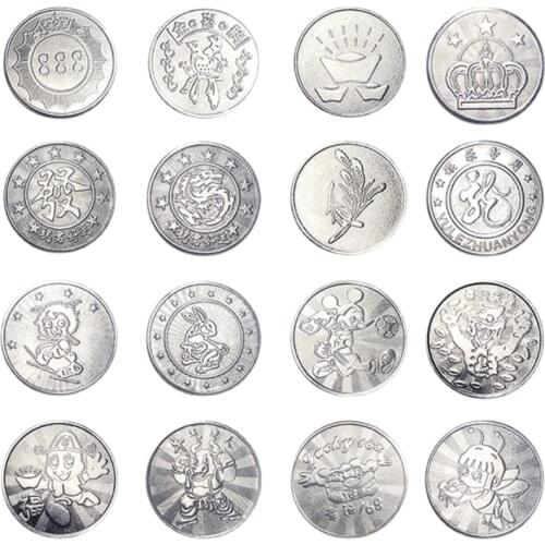 100pcs Per Bag, Diameter 25mm Games Accessory Game Coins Token For Arcade Game Machine