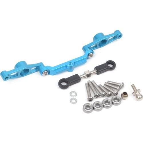 RC Aluminum Alloy Ball Bearing Crank Steering Set for Tamiya TT02 Upgrade Parts