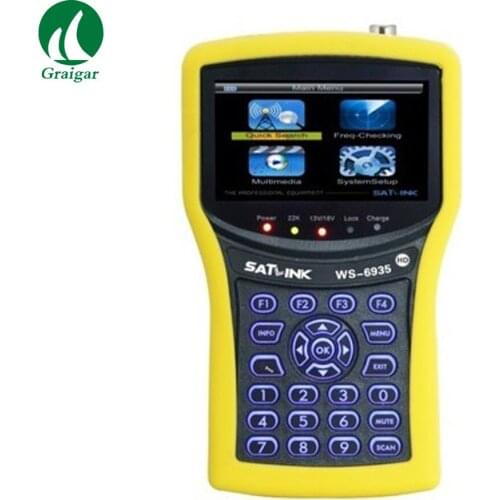 Satlink WS-6935 DVB-T HD TFT LCD Screen Satellite Finder Meter