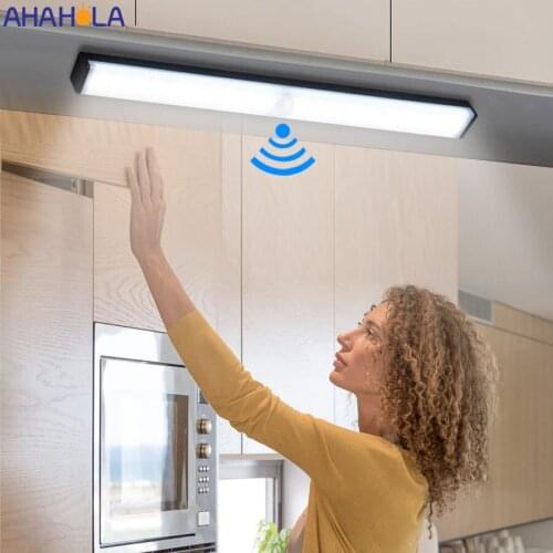 Kitchen Cabinets Motion Sensor Light 5V USB Backlight for Cabinets Wardrobe Led Night Light Lamp with Sensor Cuisine Cocina