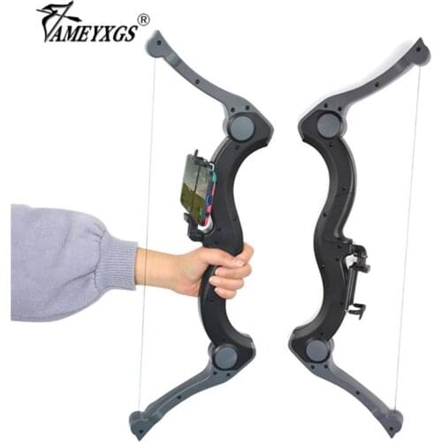 1set AR Smart Children Bow Fold Bow IOS& Andriod System Bluetooth Connect Virtual Reality Game Bow For Shooting Archery Training