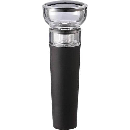 Preservation Plug Wine Pump Bottle Vacuum Stopper Sealer Preserver Plastic Silicone Black Manual Pull Type ABS Rubber Set Corks