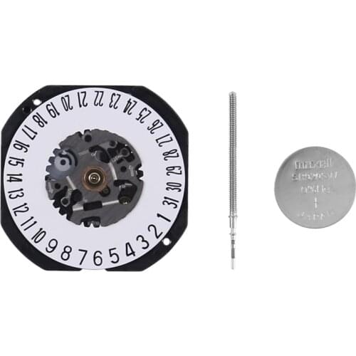 Japan Quartz Watch Movement VX32 VX32E Date At with Adjust Stem and Battery Watch Repair Parts Accessories