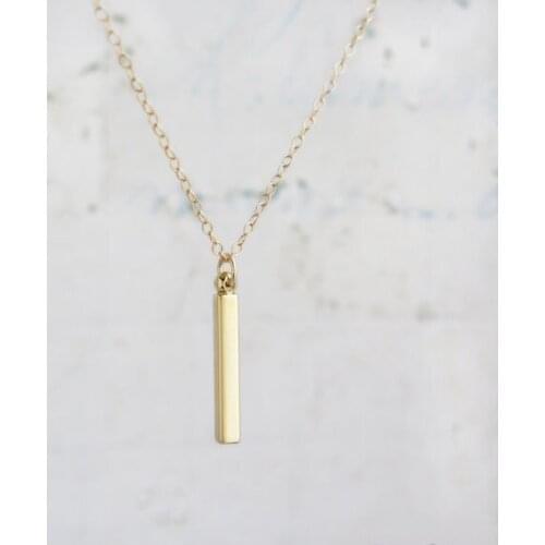 Jisensp Top Sale Alloy Gold Color Number Simple Fashion Statement Necklace 1 Shaped Pendant Necklace Jewelry Wholesale For Women